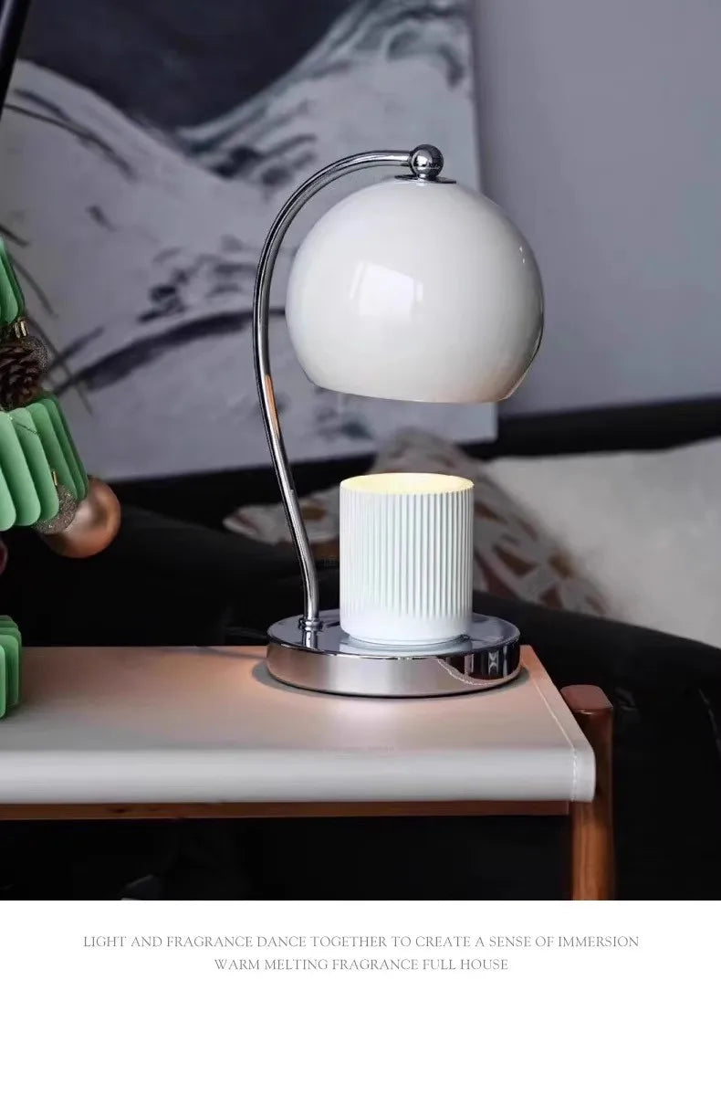 Nordic Candle Warmer Lamp With Timer Melting Candle Bedside Lamp Romantic Aroma Diffuser Lamps