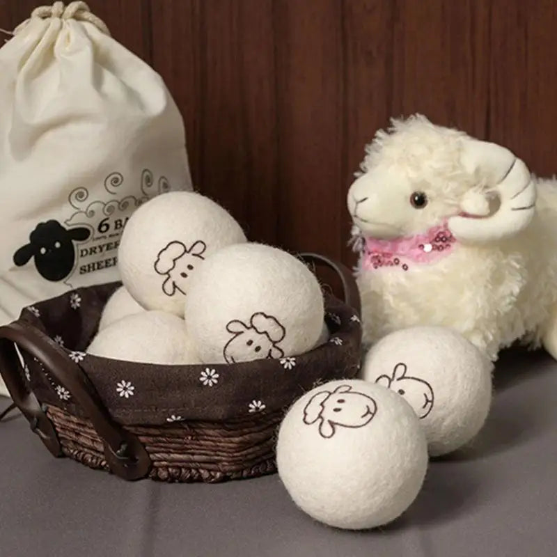 1000 plus times Reusable Drying Wool Ball Anti-Entanglement Household Drying Clothes Washer Dryer Special Ball Drying Ball