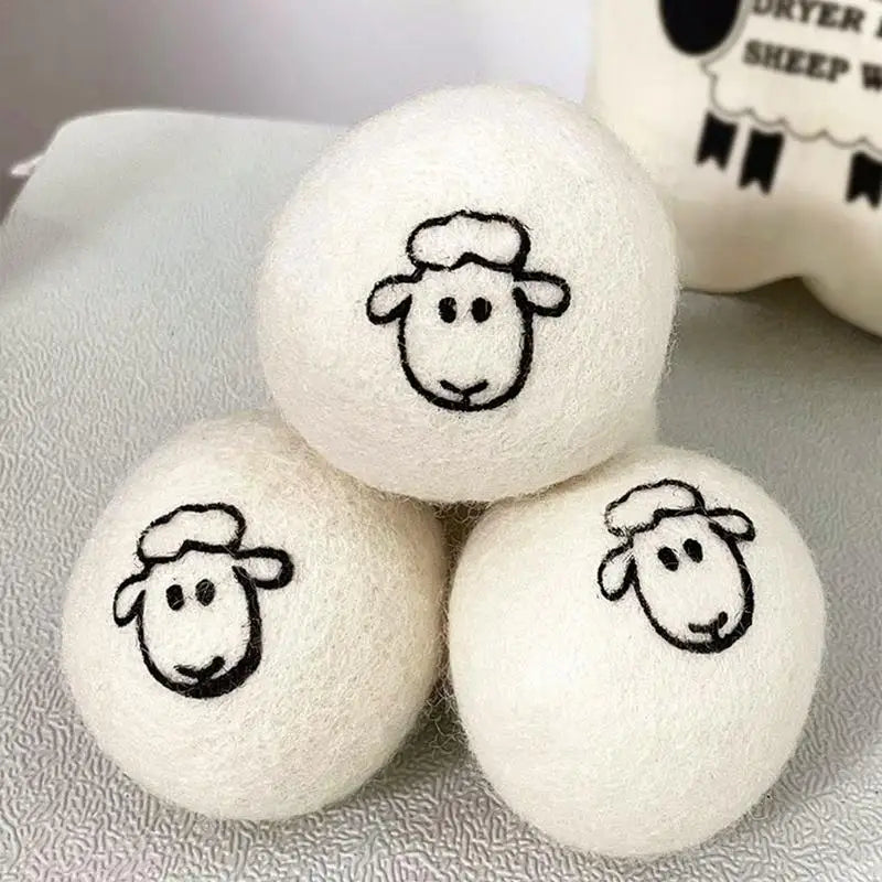 1000 plus times Reusable Drying Wool Ball Anti-Entanglement Household Drying Clothes Washer Dryer Special Ball Drying Ball