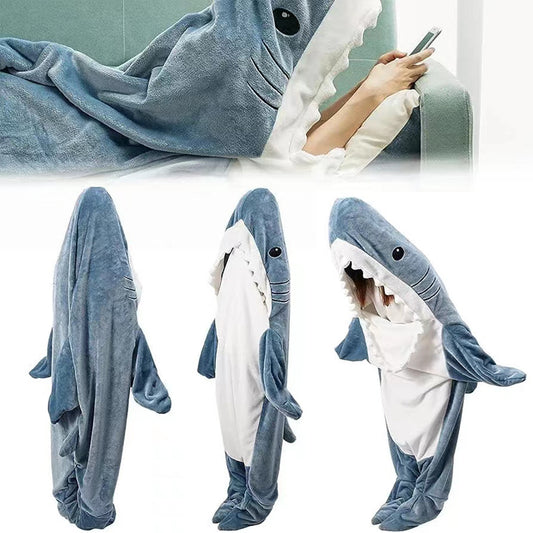 Cartoon Shark Sleeping Bag Pajamas