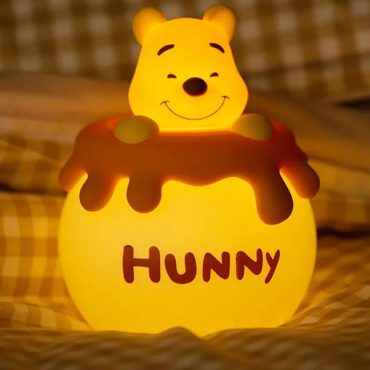 Cute Winnie The Pooh Silicone Night Light