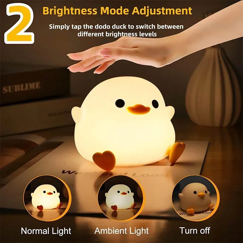 DoDo Duck Rechargeable Dimmable Nightlight