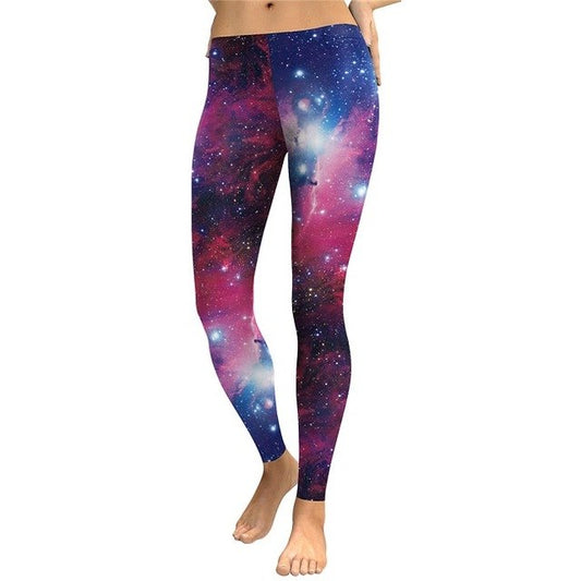 Galaxy Women leggings 3D Digital Colorful Printed Leggins