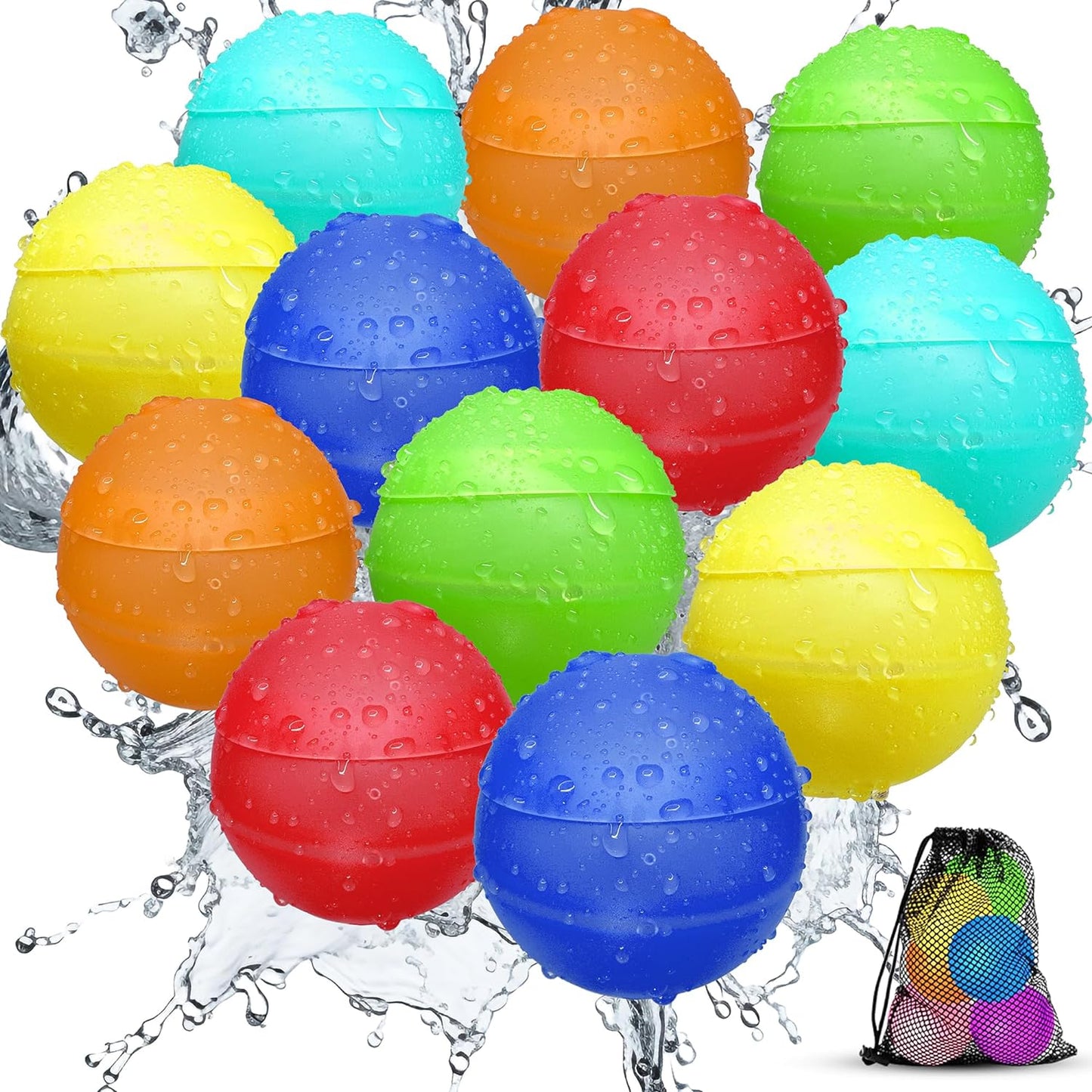 Reusable Water Bomb balloons, Summer Water Toy for Boys and Girls