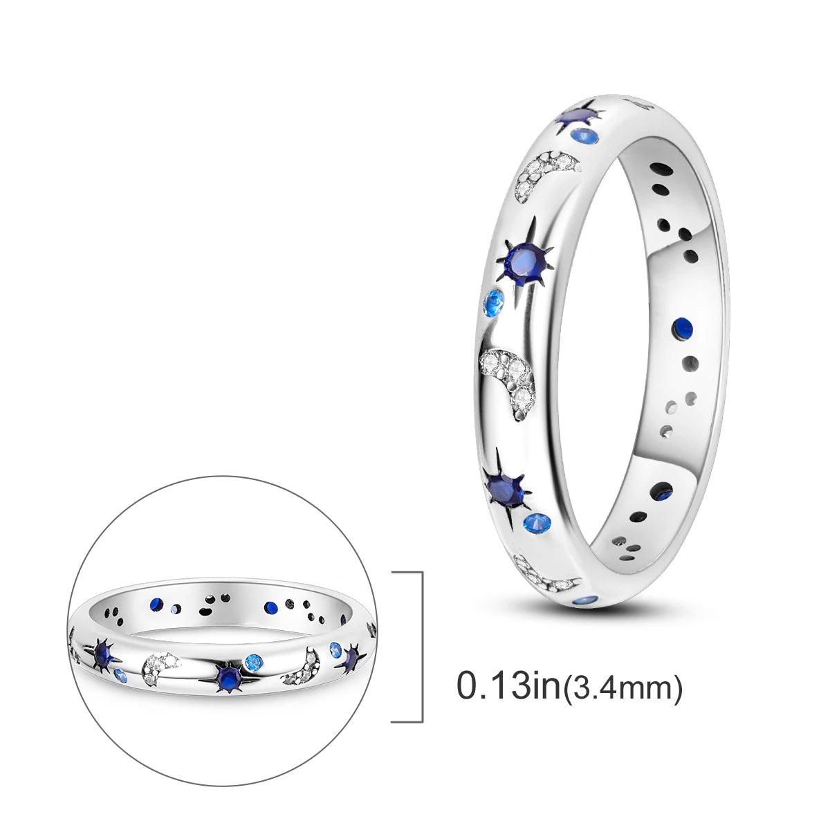 925 Silver Infinite Love Designs Rings