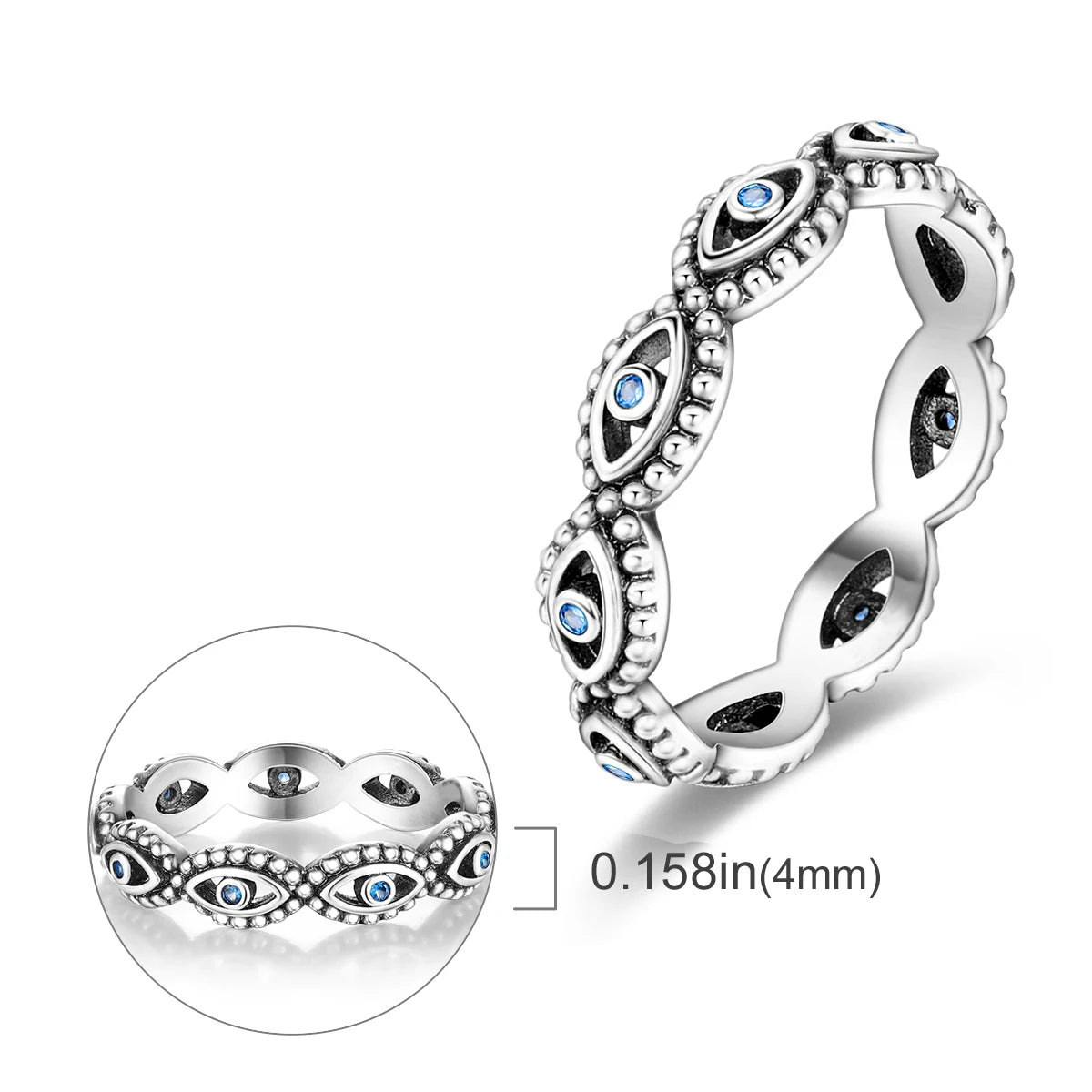 925 Silver Infinite Love Designs Rings