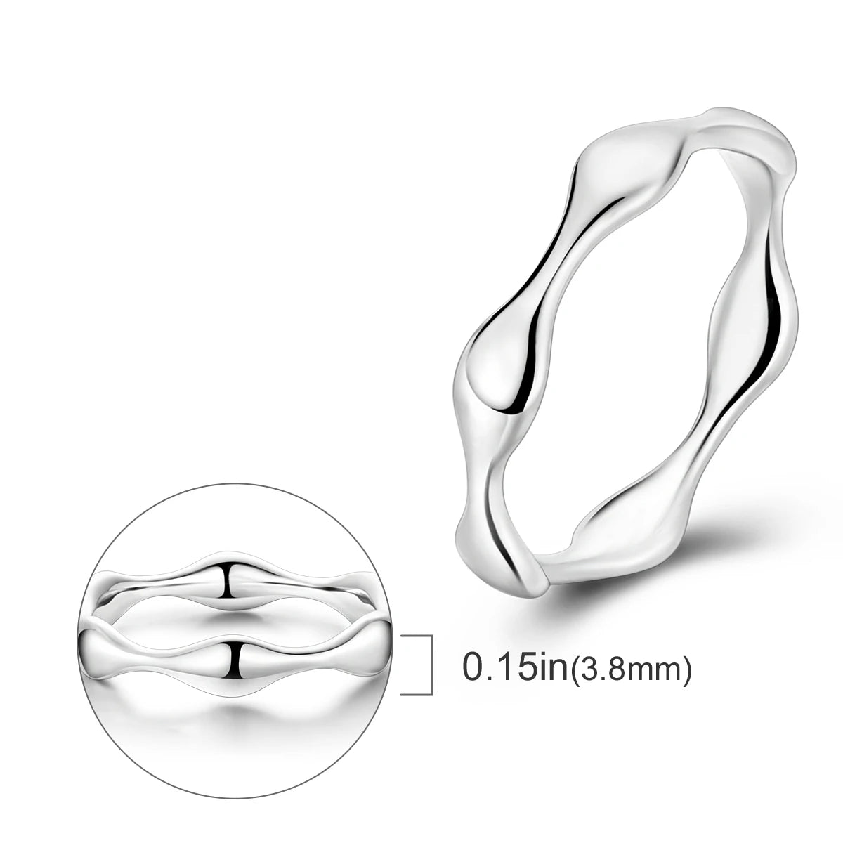 925 Silver Infinite Love Designs Rings