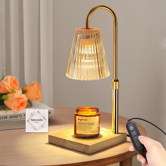 Table Lamps Led Candle Warmer Lamp for Home Decor Aromatherapy Melting Wax Night Light With Timer Dimming Desk Lights