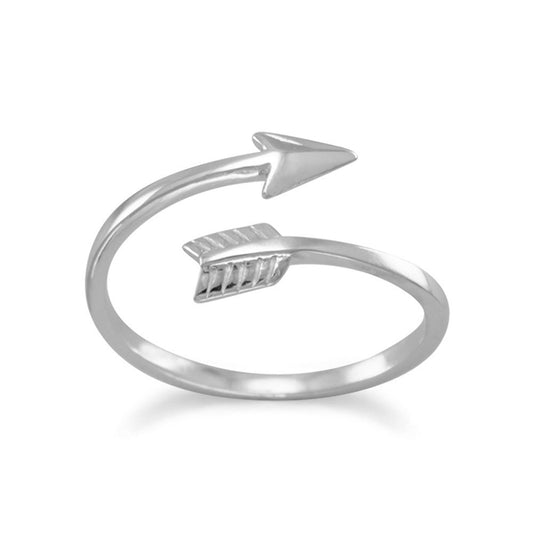 "Aim For Your Dreams" Arrow Wrap Around Ring - Fleek Babies