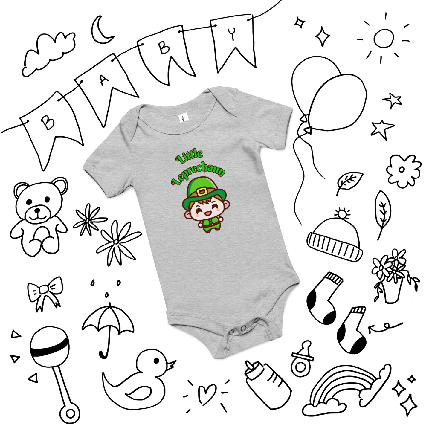 Little Leprechaun Baby Onesie