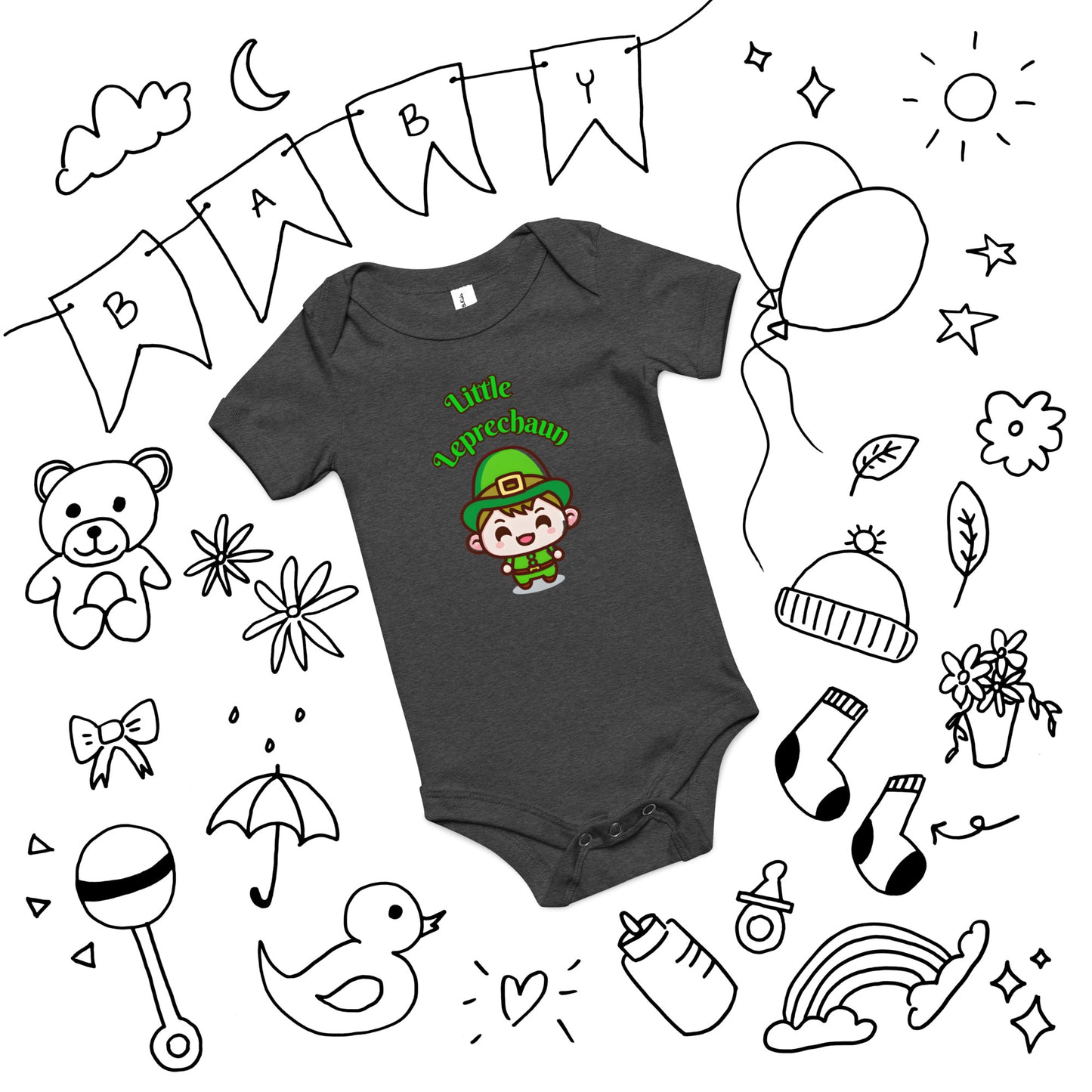 Little Leprechaun Baby Onesie