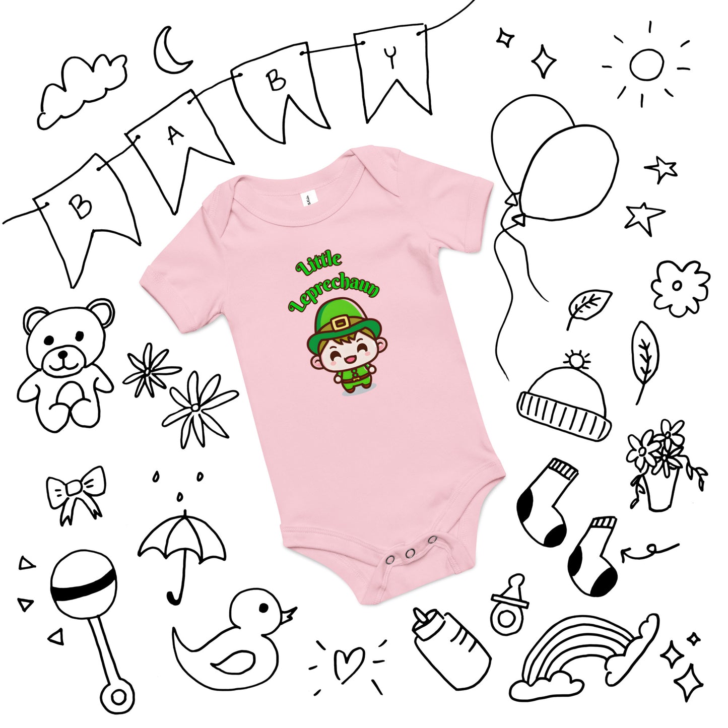 Little Leprechaun Baby Onesie