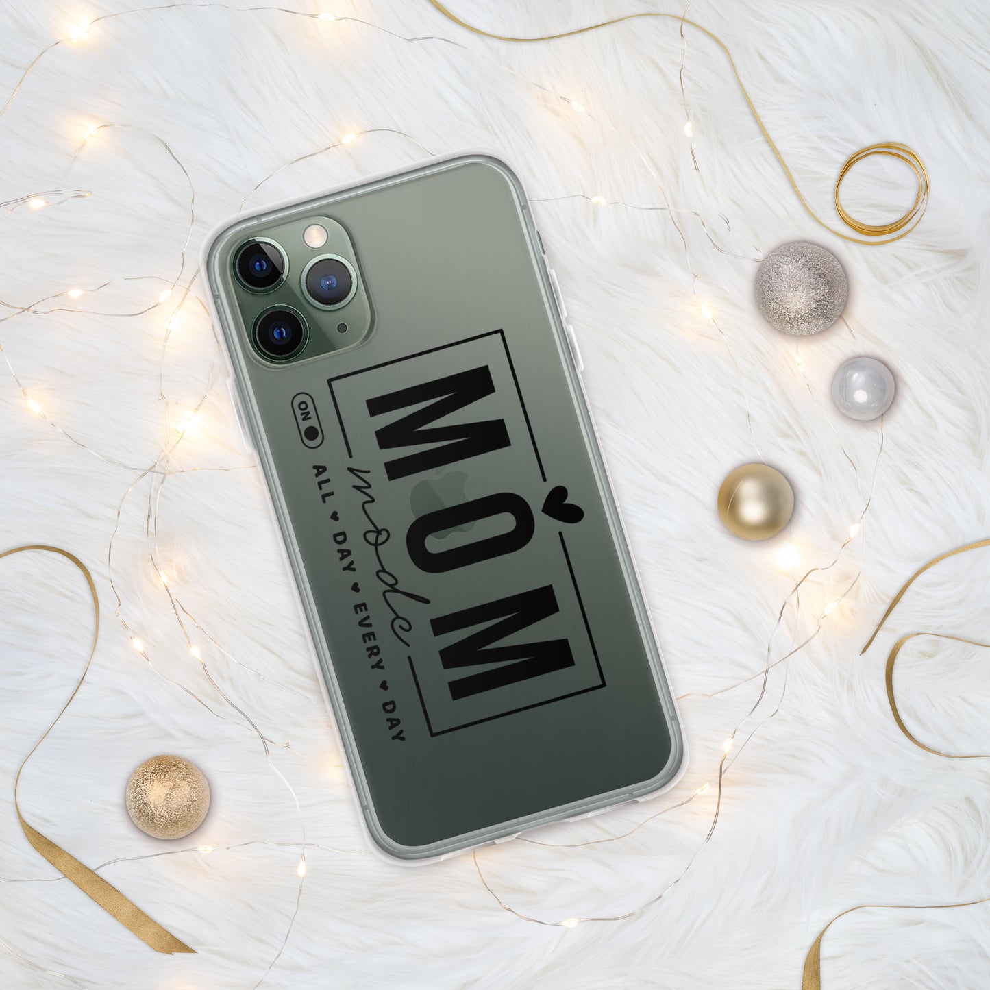 Mom Mode Clear Case for iPhone