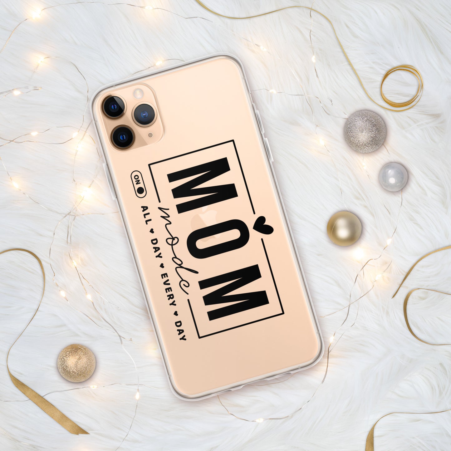 Mom Mode Clear Case for iPhone