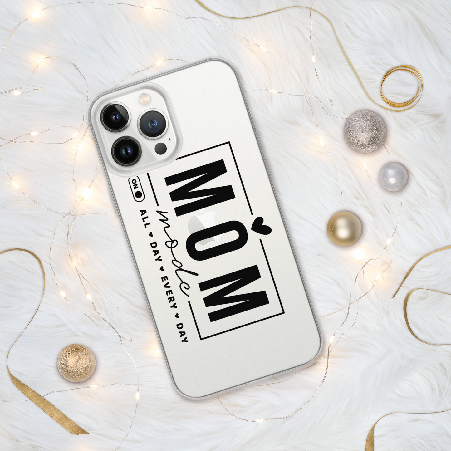 Mom Mode Clear Case for iPhone