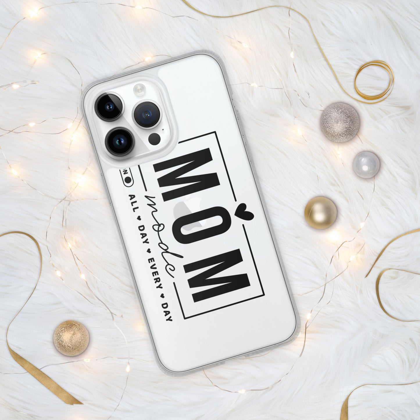 Mom Mode Clear Case for iPhone