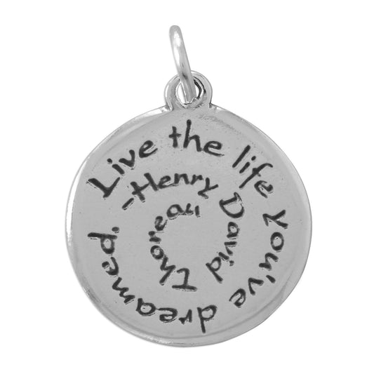 "Live the life you've dreamed" Charm - Fleek Babies