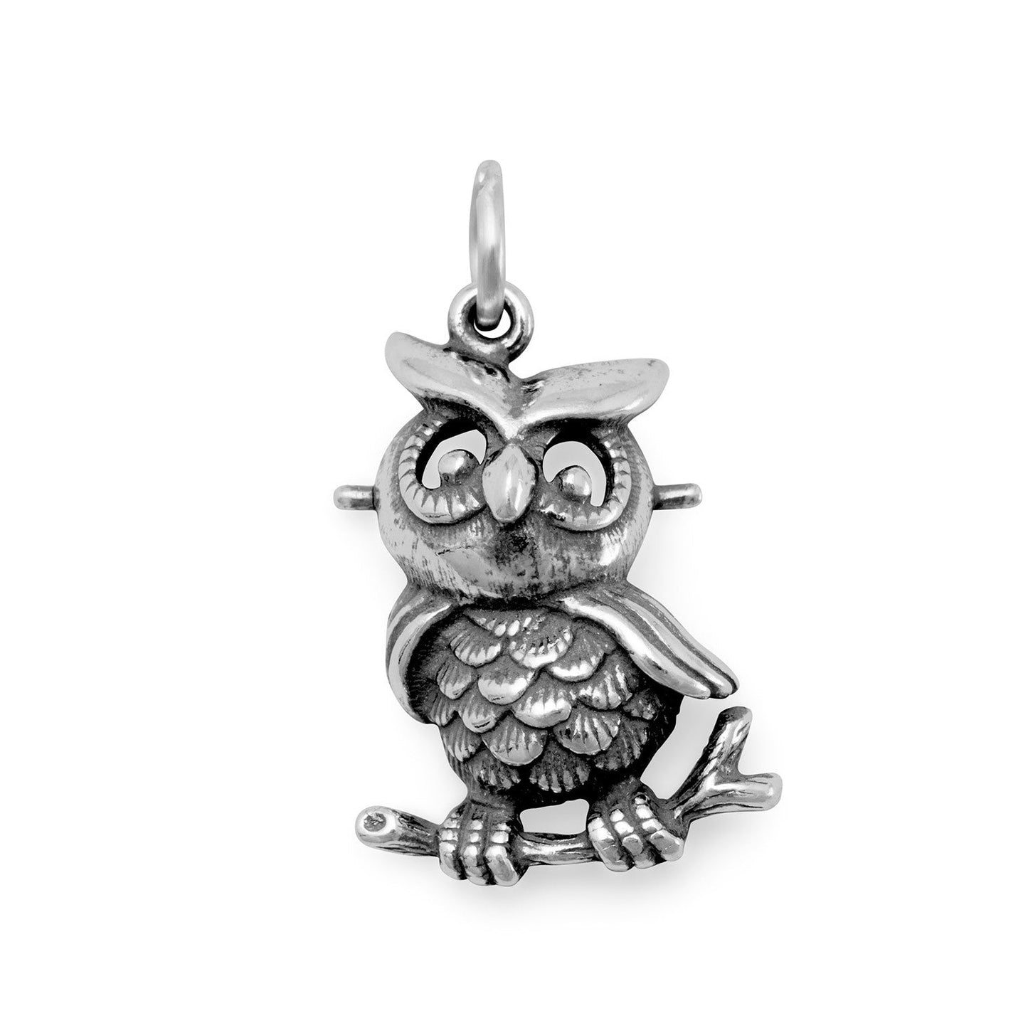 "So HOOTiful!" Oxidized Owl Charm - Fleek Babies