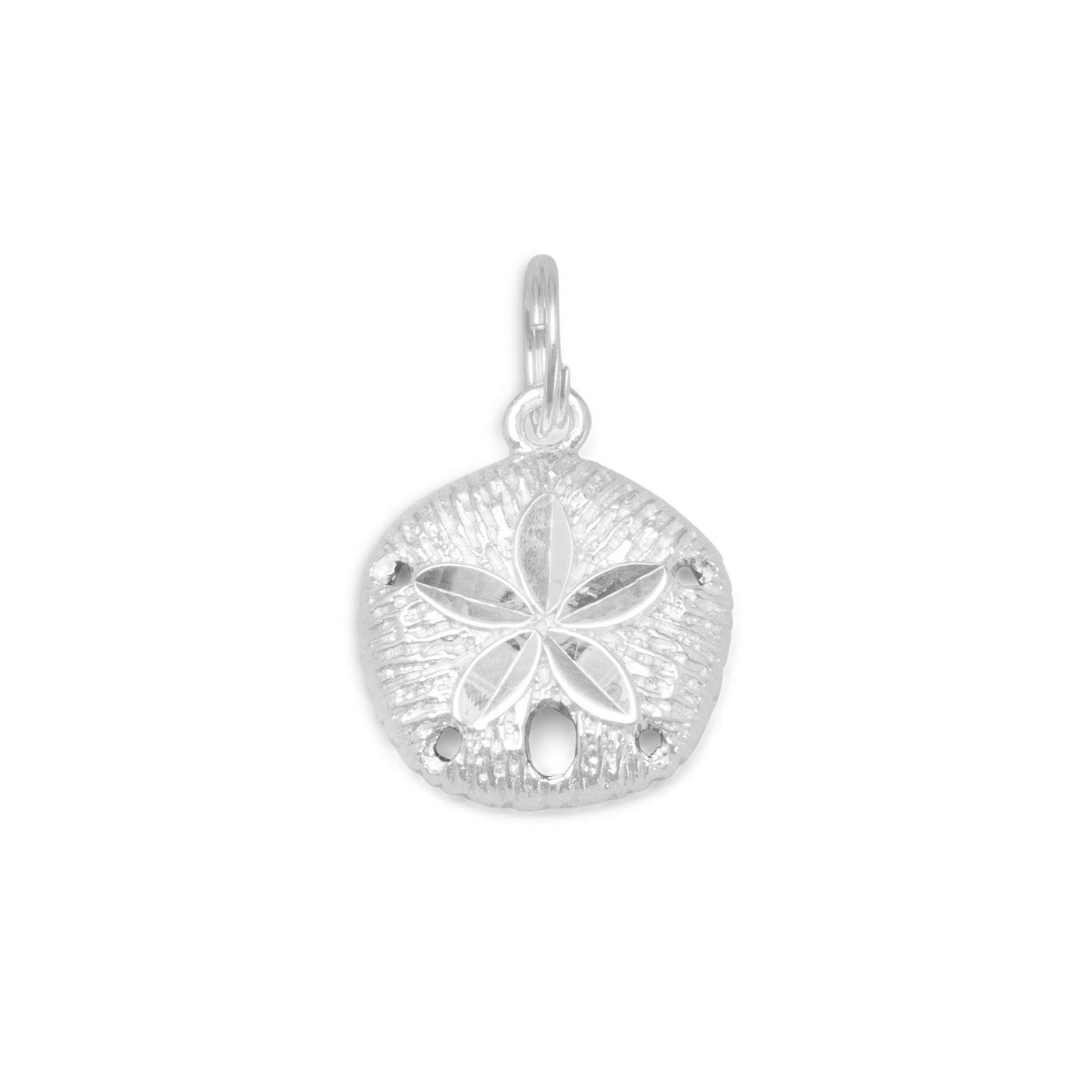 Diamond Cut Sand Dollar Charm