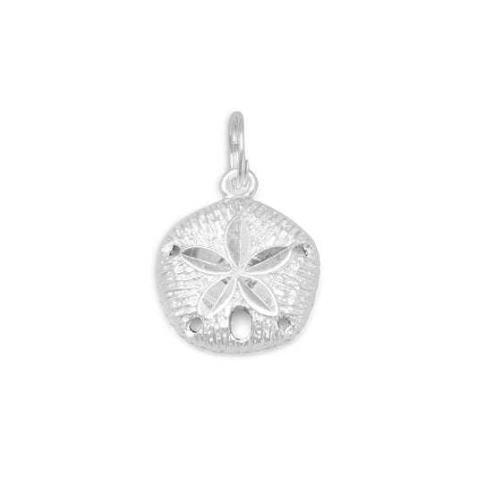 Diamond Cut Sand Dollar Charm