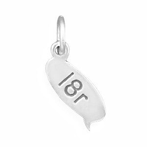 l8r Text Message Charm