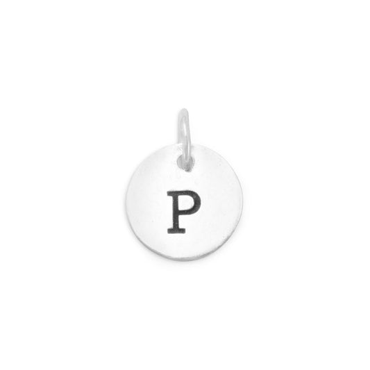 Oxidized Initial "P" Charm