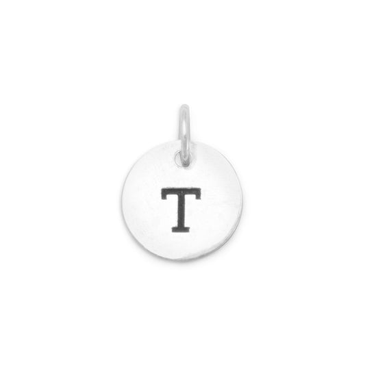 Oxidized Initial "T" Charm